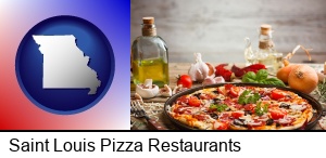 Saint Louis, Missouri - a gourmet pizza