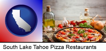 a gourmet pizza in South Lake Tahoe, CA